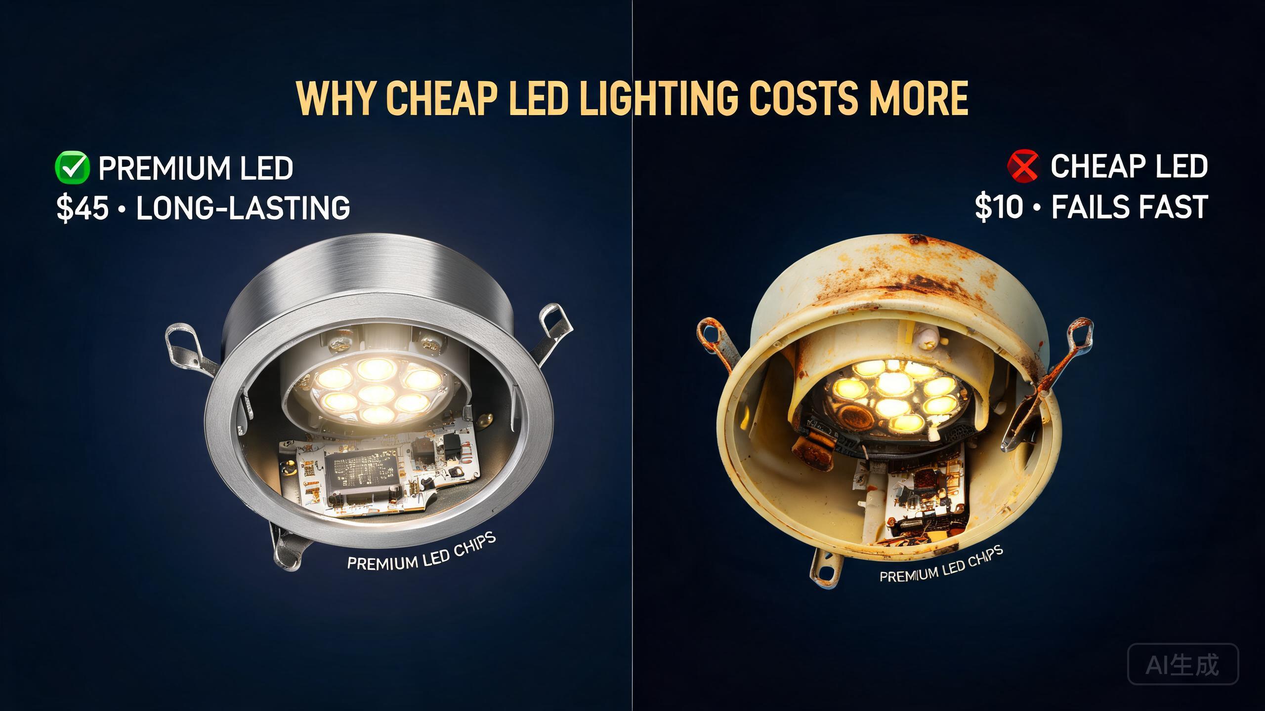 Why Cheap LED Lighting Costs More: Total Cost of Ownership for B2B Importers