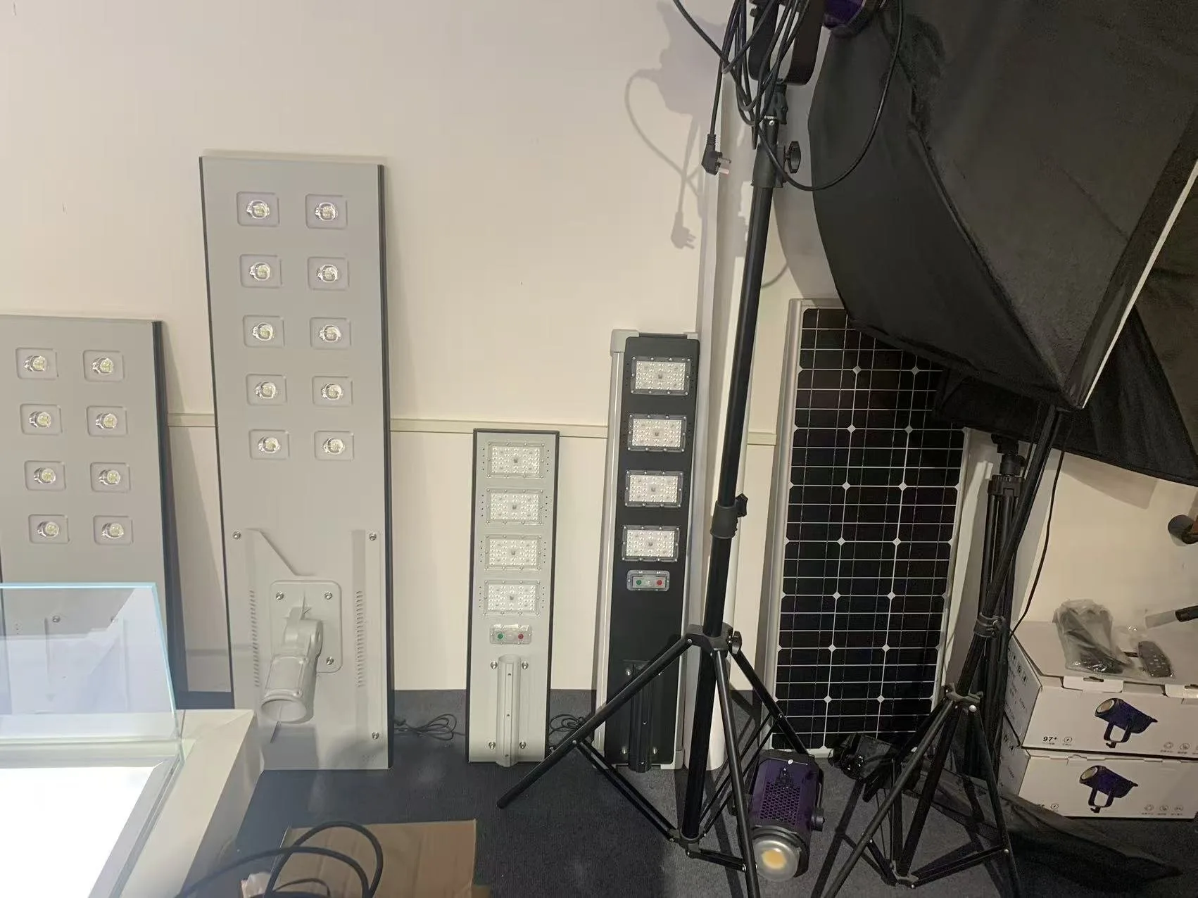 All-in-one integrated solar LED street light
