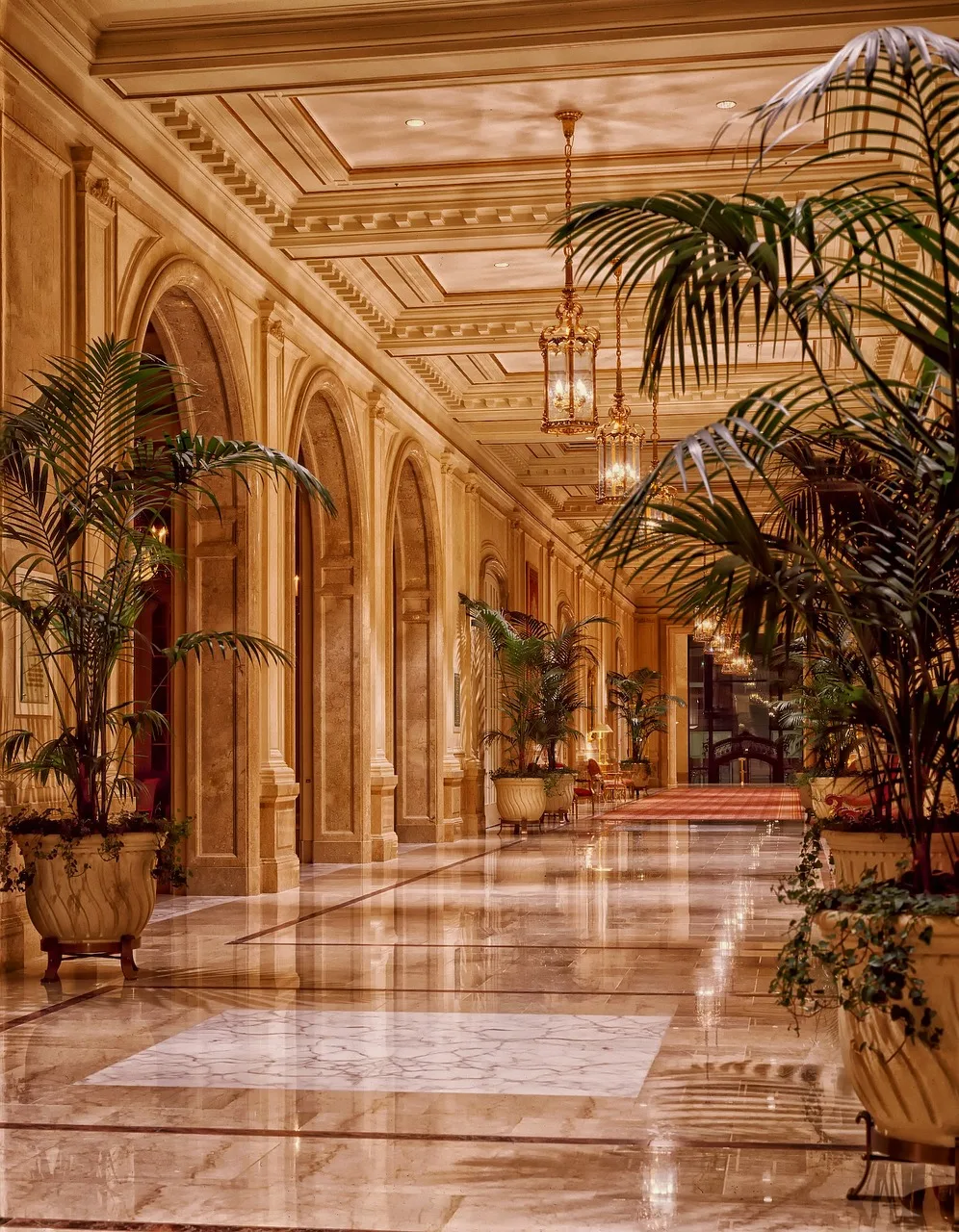 Luxury Hotel Lobby Lighting